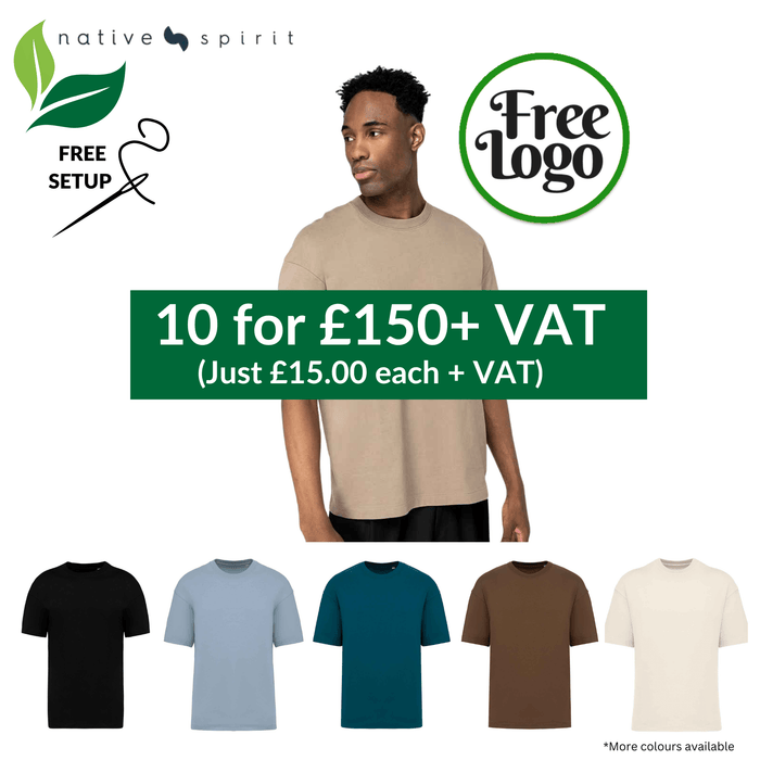 10 For £150 Native Spirit Oversized T-Shirt Bundle Deal