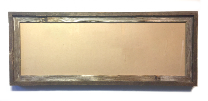 12x36 Sustainable Reclaimed Wood Frame