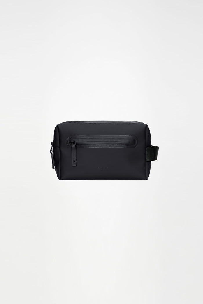 RAINS 2 Zip Wash Bag Black 4.50L H16 x D11.50 x W24 cm Wash Bag