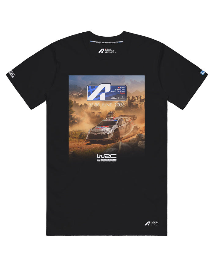2026 EKO ACROPOLIS RALLY UNISEX EVENT POSTER TEE