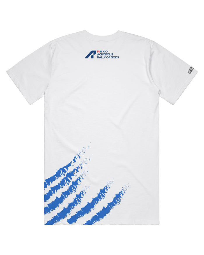 2026 EKO ACROPOLIS RALLY UNISEX GRAPHIC WHITE TEE