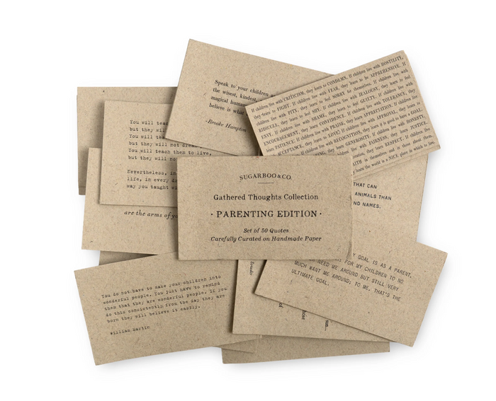 50 Gathered Thoughts Collection - Parenting Edition