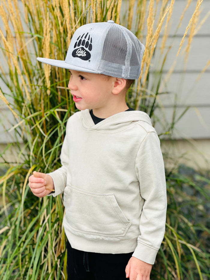 Youth Flat Bill Griz Paw Snapback