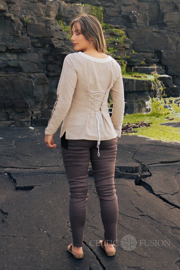 Celtic Fusion Design, Irish-designed folklore-inspired clothing created with a focus on sustainability, natural textures, and