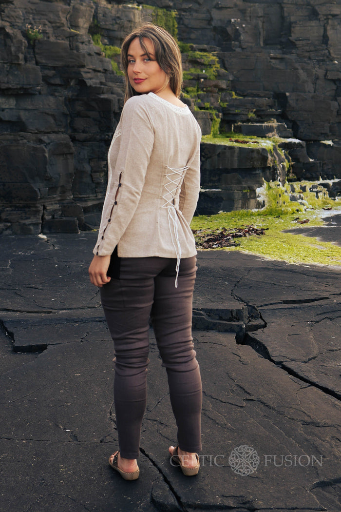 Celtic Fusion Design, Irish-designed folklore-inspired clothing created with a focus on sustainability, natural textures, and