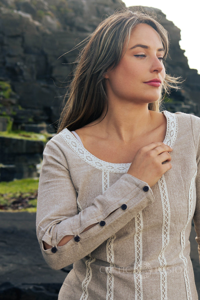 Celtic Fusion Design, Irish-designed folklore-inspired clothing created with a focus on sustainability, natural textures, and