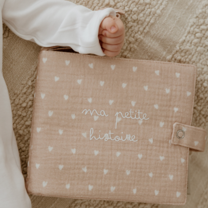 Album photo | Beige petits coeurs