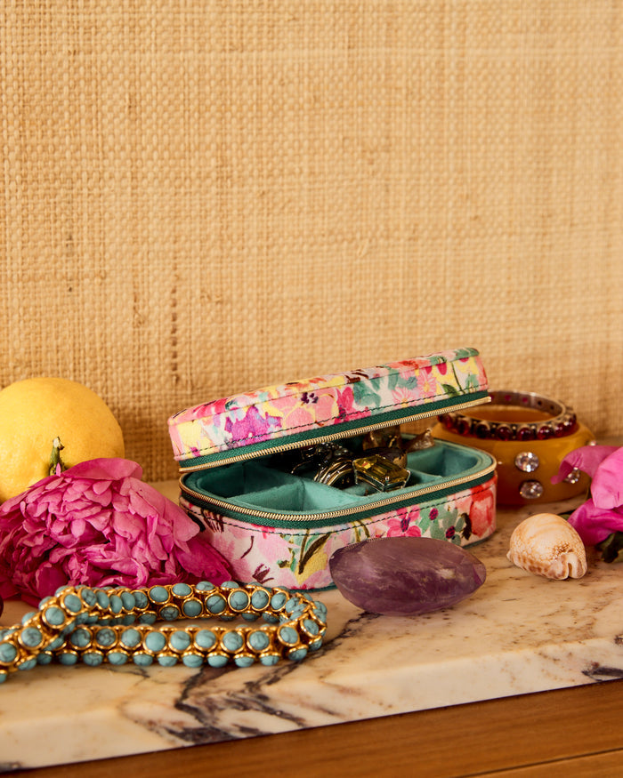 Alfresco Travel Velvet Jewellery Box