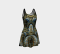 Alien Flower No.2 Fitted Flare Dress