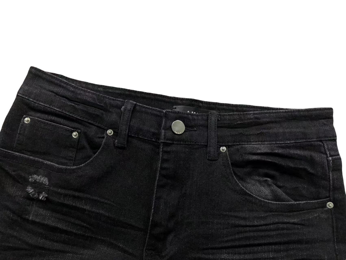AMIRI Neon Denim Jeans Black