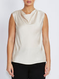 Amity Champagne Satin Top