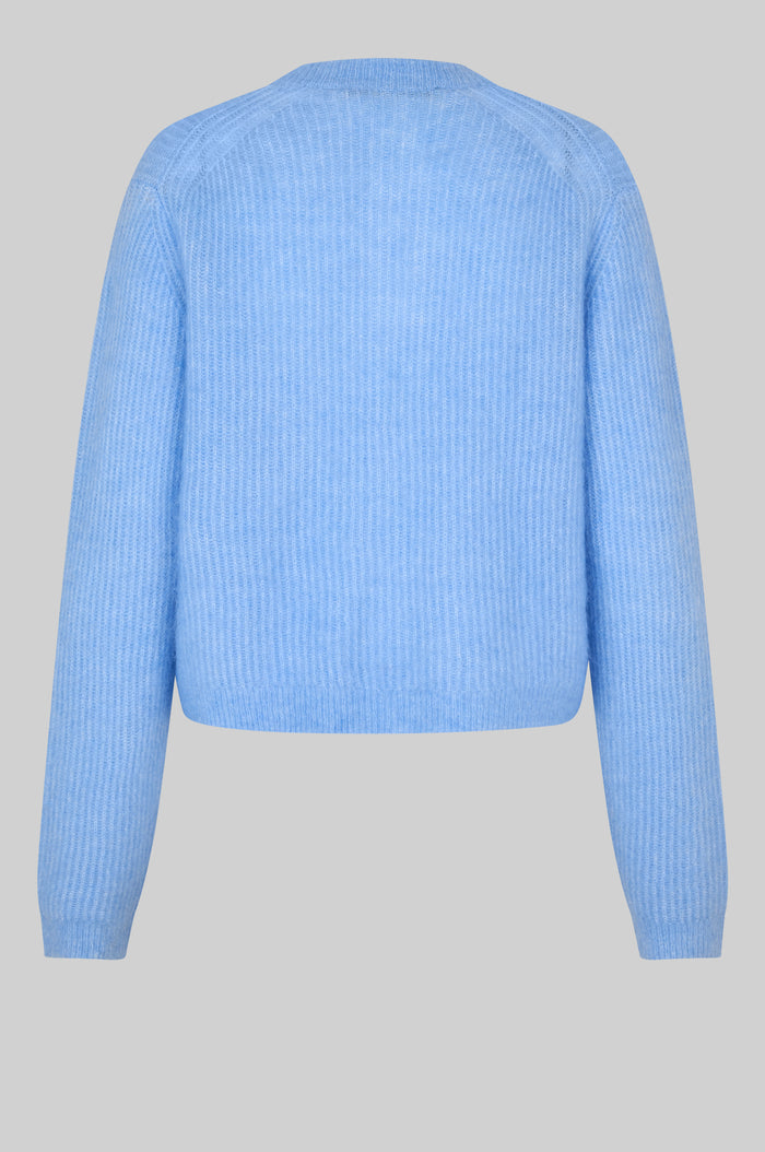 Andrea Knit Rib LS Cardigan