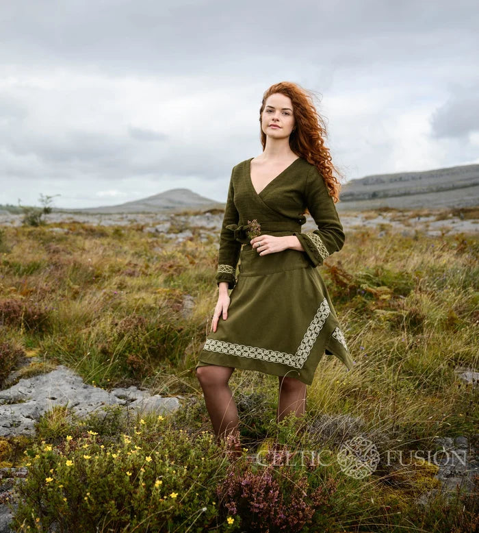 Celtic Fusion Design, Irish-designed folklore-inspired clothing created with a focus on sustainability, natural textures, and