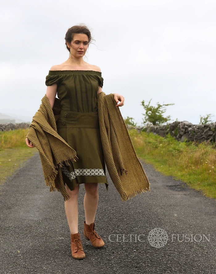 Celtic Fusion Design, Irish-designed folklore-inspired clothing created with a focus on sustainability, natural textures, and