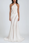 aqualeo-halter-neck-satin-maxi-dress