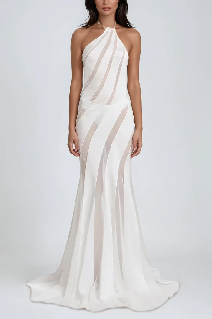 aqualeo-halter-neck-satin-maxi-dress