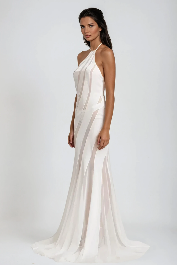 aqualeo-halter-neck-satin-maxi-dress
