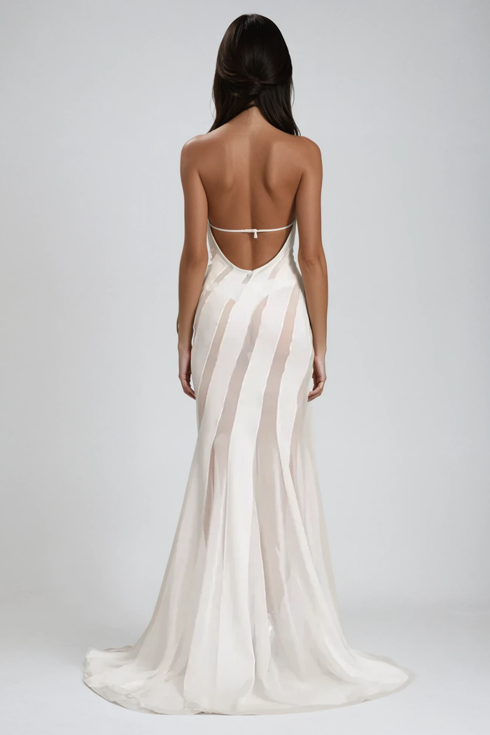 aqualeo-halter-neck-satin-maxi-dress
