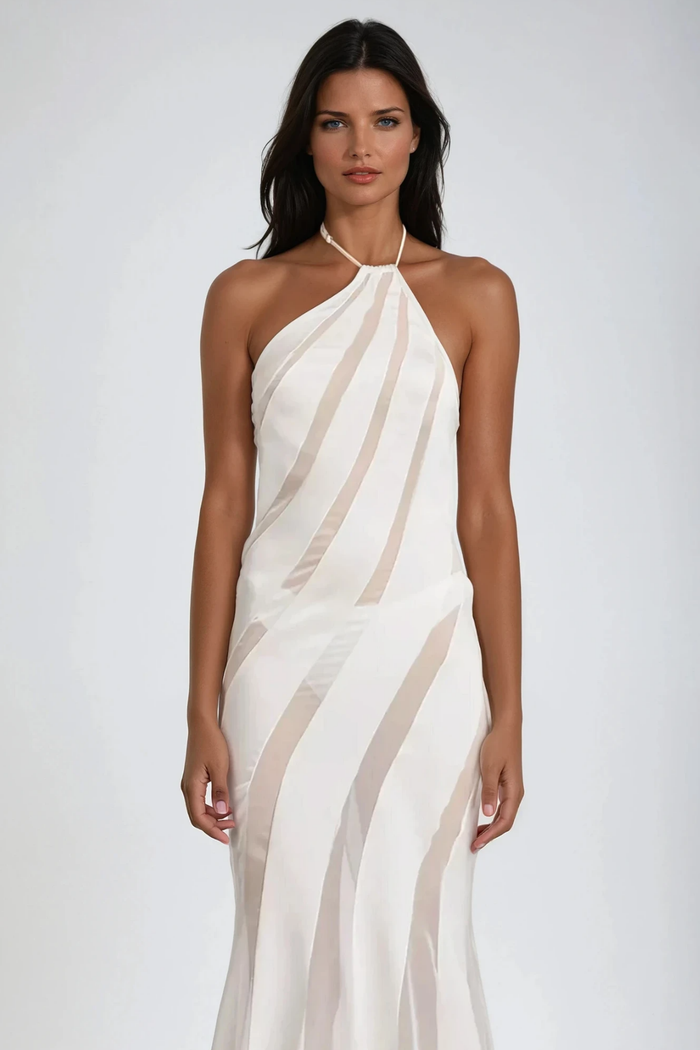 aqualeo-halter-neck-satin-maxi-dress