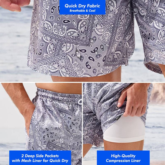 Artfully Designed Customized Swimming Trunks