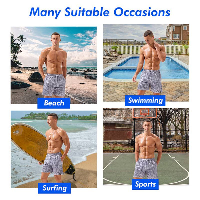 Artfully Designed Customized Swimming Trunks