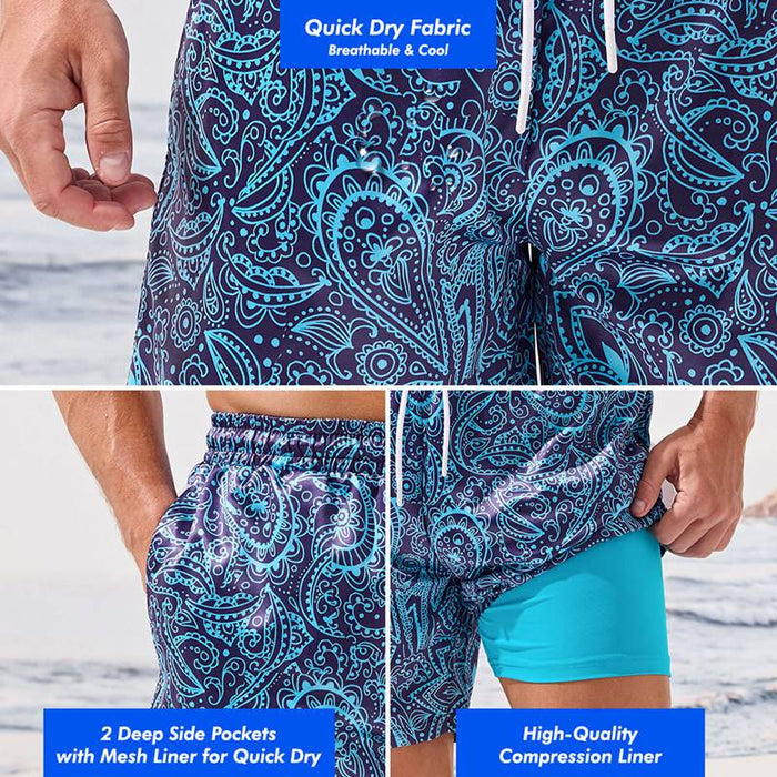 Artistic Personalized Swim Trunks