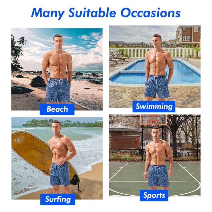 Artistic Personalized Swim Trunks