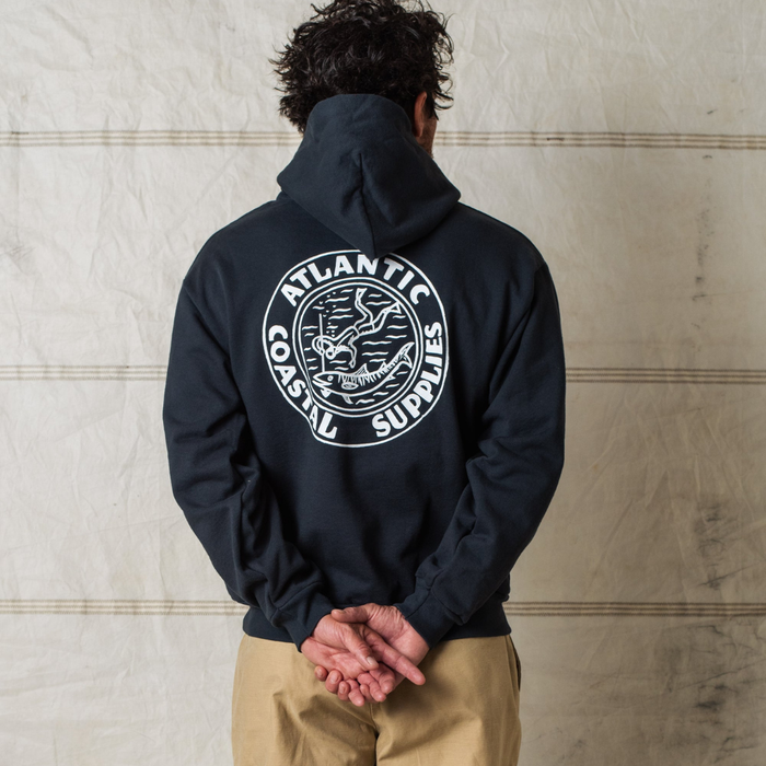 Atlantic Coastal Supplies Diver Hoodie - Black Navy