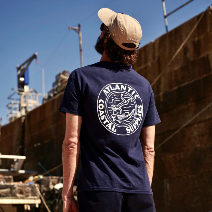 Atlantic Coastal Supplies Diver T-Shirt - Navy
