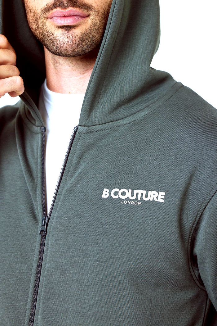 Auckland Fleece Full Zip Tracksuit - Gun Metal