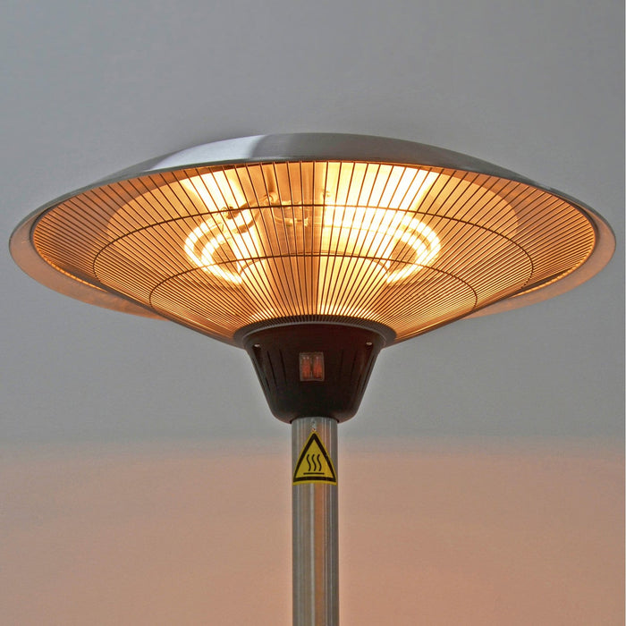Azuma Large Patio Heater 3 Settings Adjustable Height 2100w