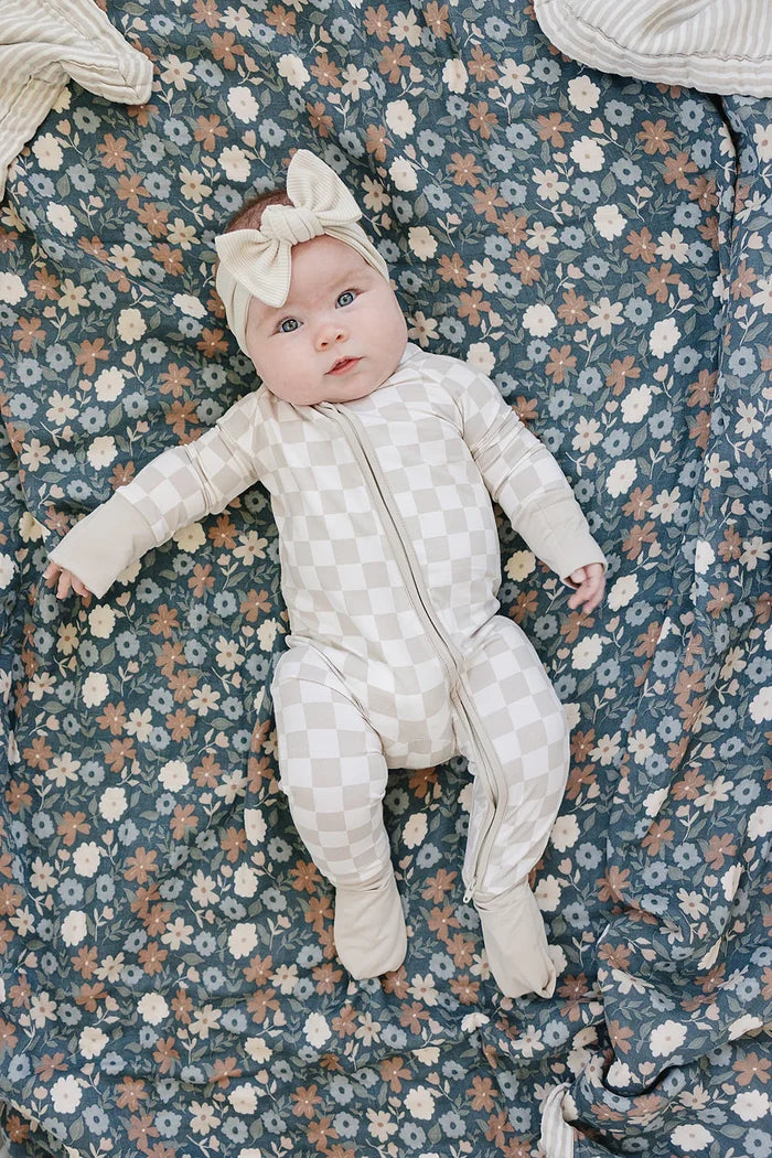 Bamboo Baby Zipper Sleeper - Adored A Lovely Boutique