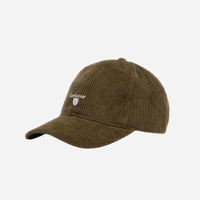 Barbour Preston Cord Cap - Olive