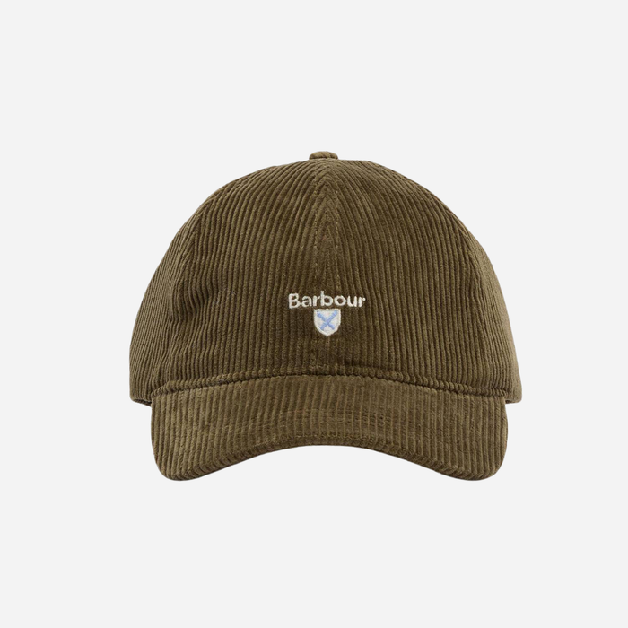 Barbour Preston Cord Cap - Olive