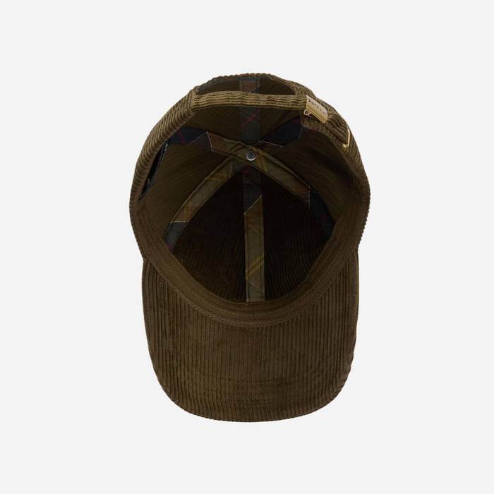 Barbour Preston Cord Cap - Olive