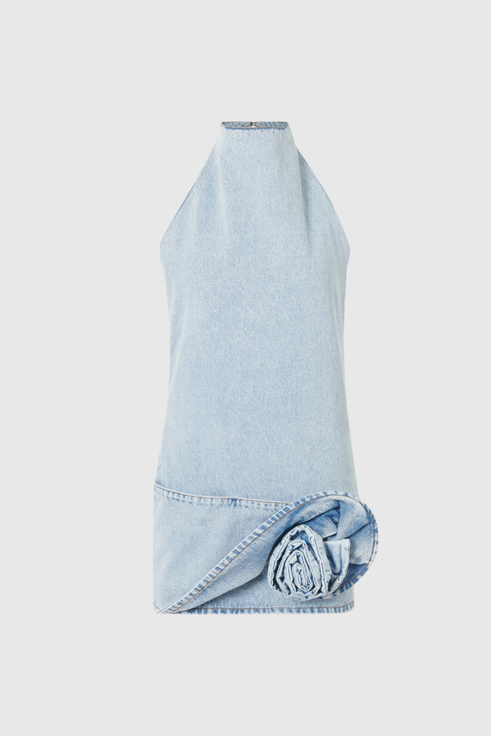 bartolomej-flower-backless-denim-mini-dress