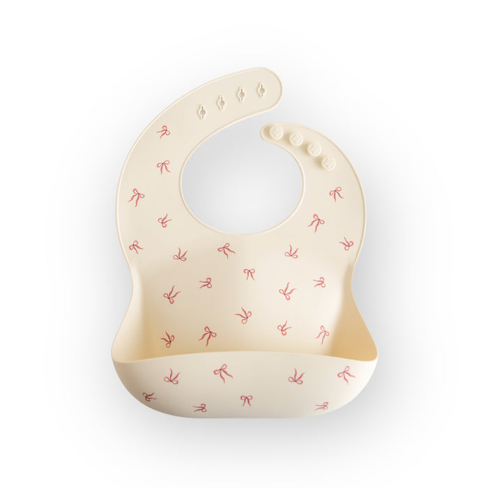 Bavoir en silicone | Noeuds