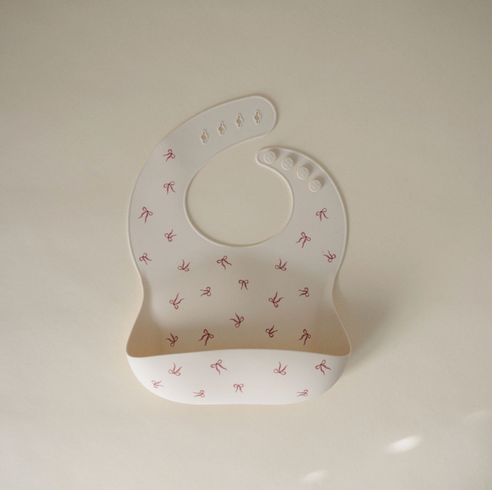 Bavoir en silicone | Noeuds