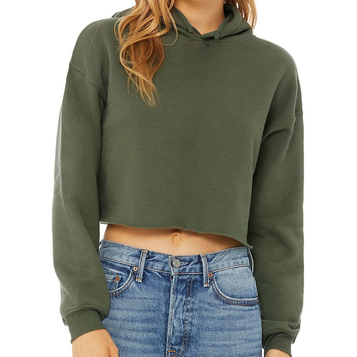 Bella + Canvas Women's Cropped Fleece Hoodie