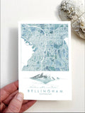 Bellingham + Mount Baker Postcard - Adored A Lovely Boutique
