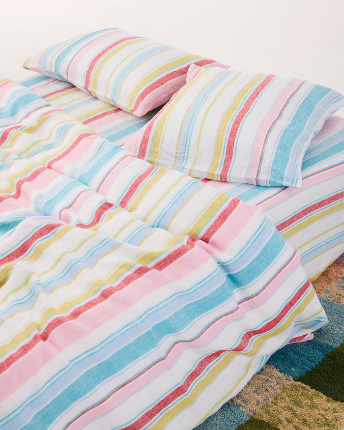 Bellissimo Stripe Linen European Pillowcases