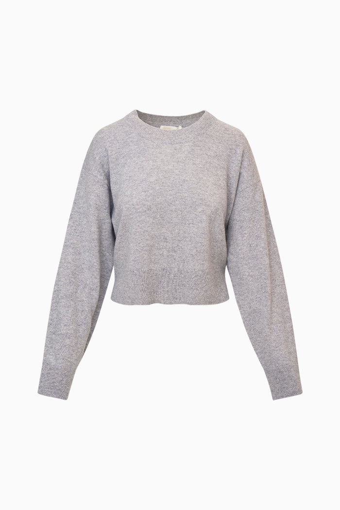 Bellman Soft Cashmere Pullover - GREY MELANGE