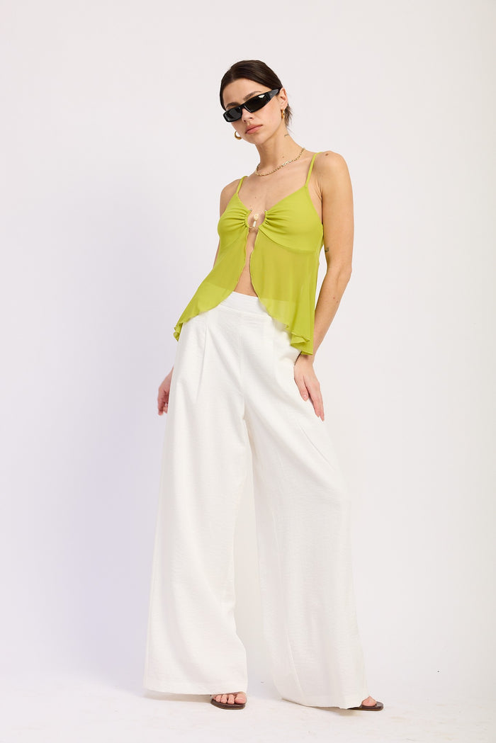 Betsy Cutout Ring Butterfly Tank