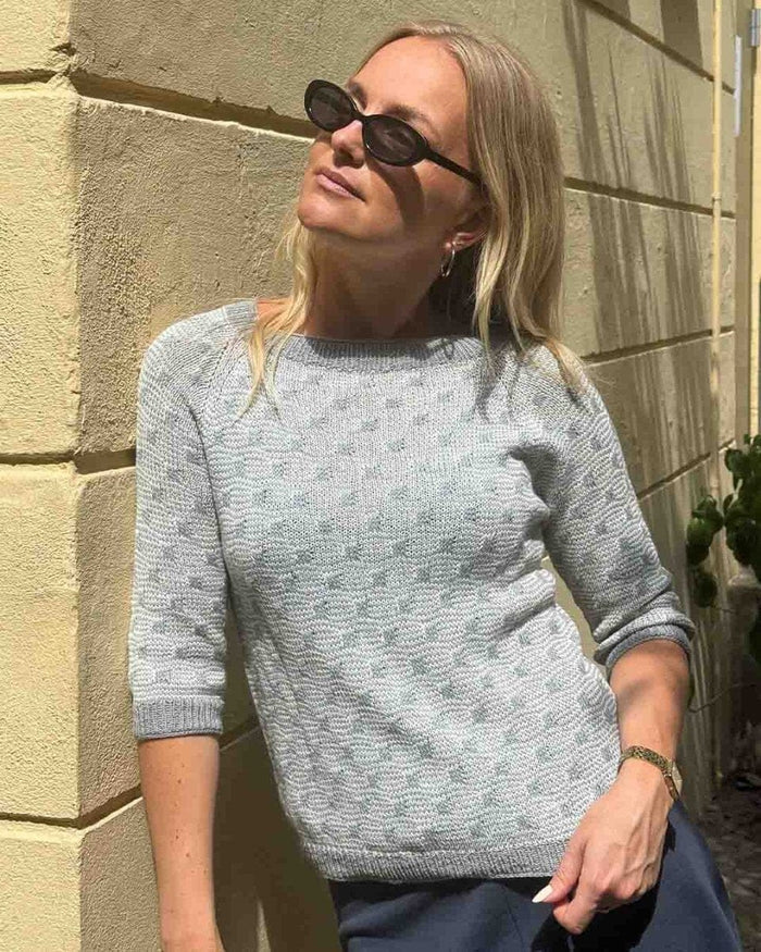 Bits blouse by Hanne Falkenberg, knitting pattern