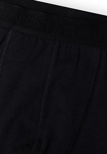 Mens Boxer Shorts 3-Pack, Soft Stretch, Black - 3
