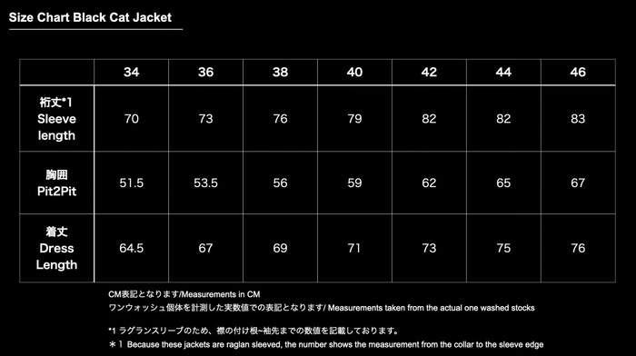 Black Cat Jacket Denim 10oz / One-Wash