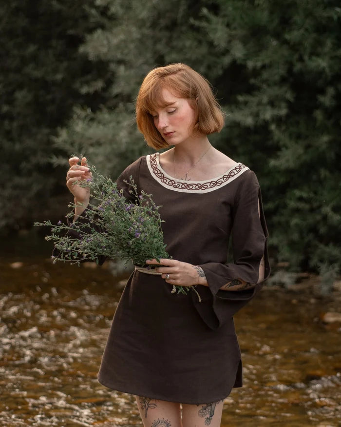 Celtic Fusion Design, Irish-designed folklore-inspired clothing created with a focus on sustainability, natural textures, and
