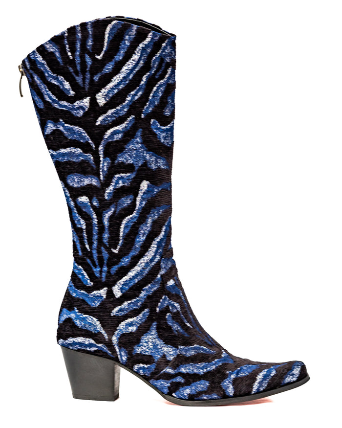Blue Zebra Modern Cowboy