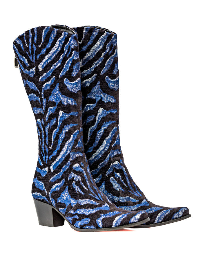 Blue Zebra Modern Cowboy