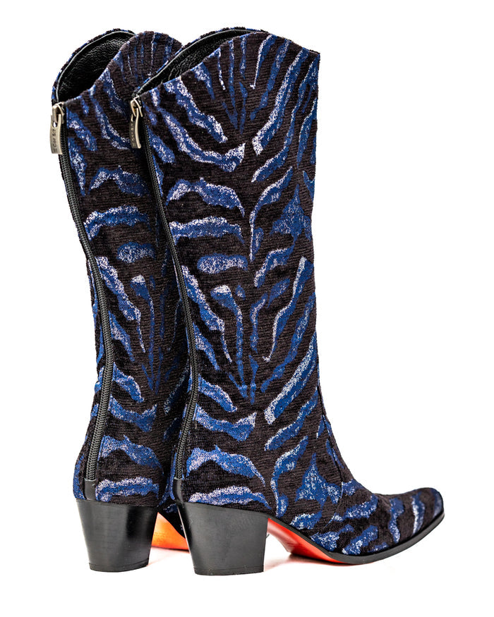 Blue Zebra Modern Cowboy